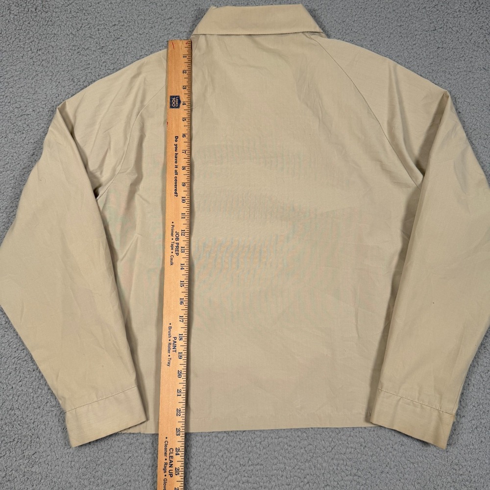 Vintage Sir Jac Harrington Jacket Mens L Beige Swing Top G9 Rockabilly 70s - Picture 8 of 13